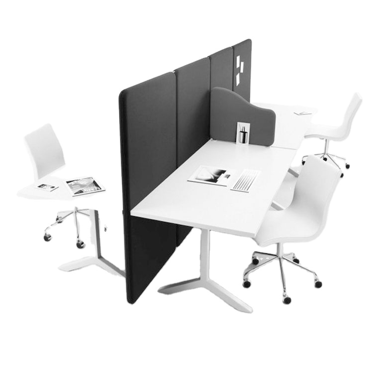 Acoustic Felt Desk Divider for Pet Workstations in Office