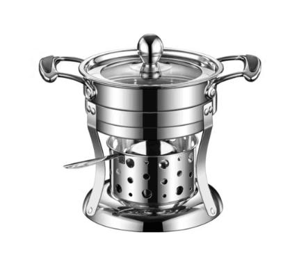 Набор кастрюль из нержавеющей стали, экологичный