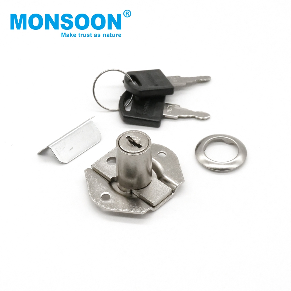 Hardware Accessories Office Computer Desk Cabinet Lock Zinc Alloy Diamond Wardrobe Furniture Drawer Lock with Master Key