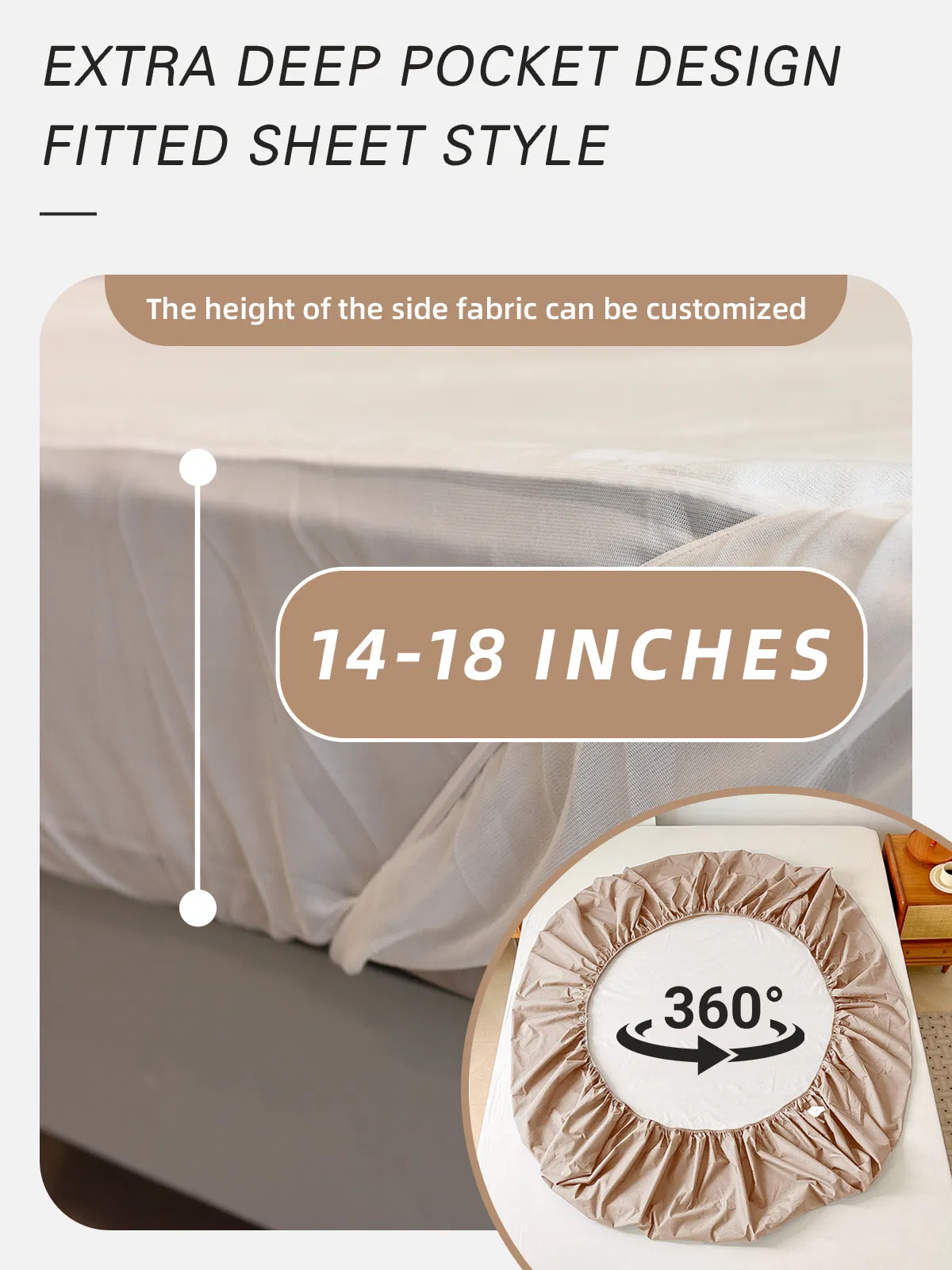 Air-Permeable Waterproof Noiseless Mattress Protector