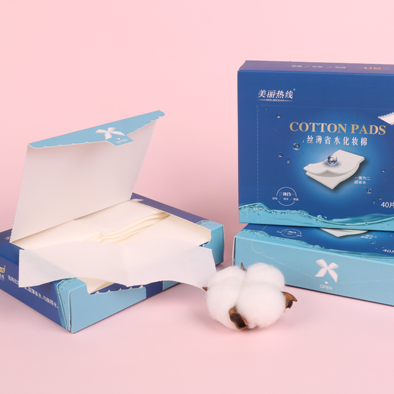Luxurious Japanese Plant Fiber Cotton Pads for Effortless Makeup Removal
