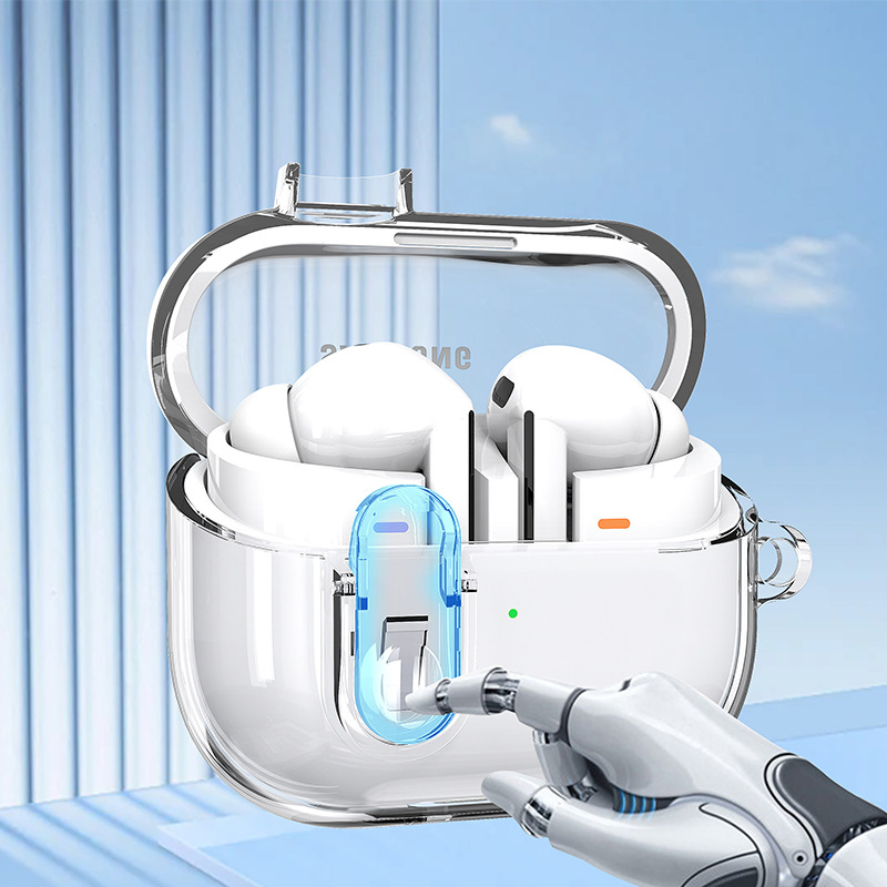 Чехол для Samsung Galaxy Buds 3 PRO, прозрачный