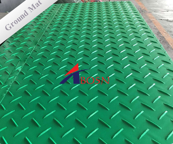 Fire Retardant Temporary Road Mat Anti Slip Durable HDPE Ground Protection Mats