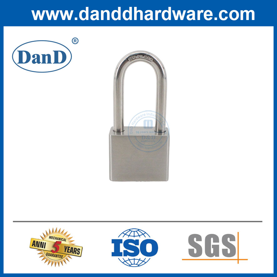 High Security Shackle Protected 40mm Anti-Theft Stainless Steel Disc Padlock