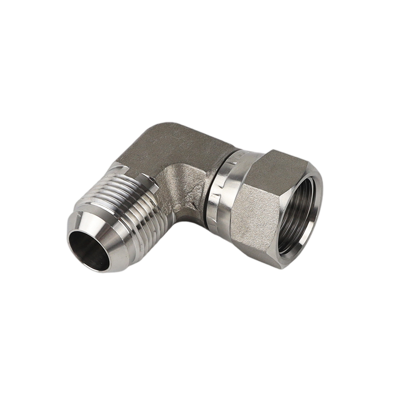 Гидравлический фитинг 90° 2J9 с накидной гайкой, нержавеющая сталь