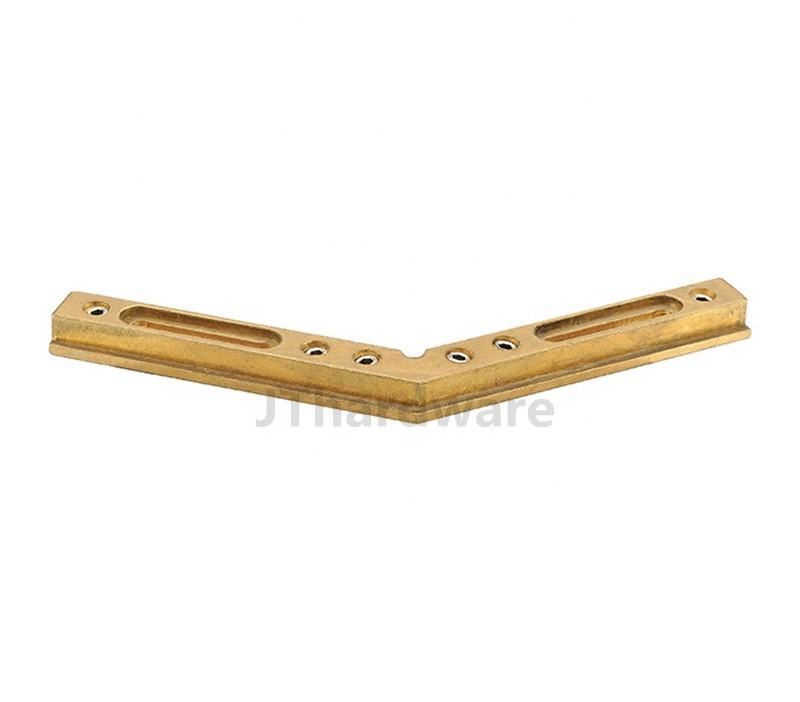 Factory Direct Sale Deluxe Shower Door Brass Header Adjustable Header Corner Brackets