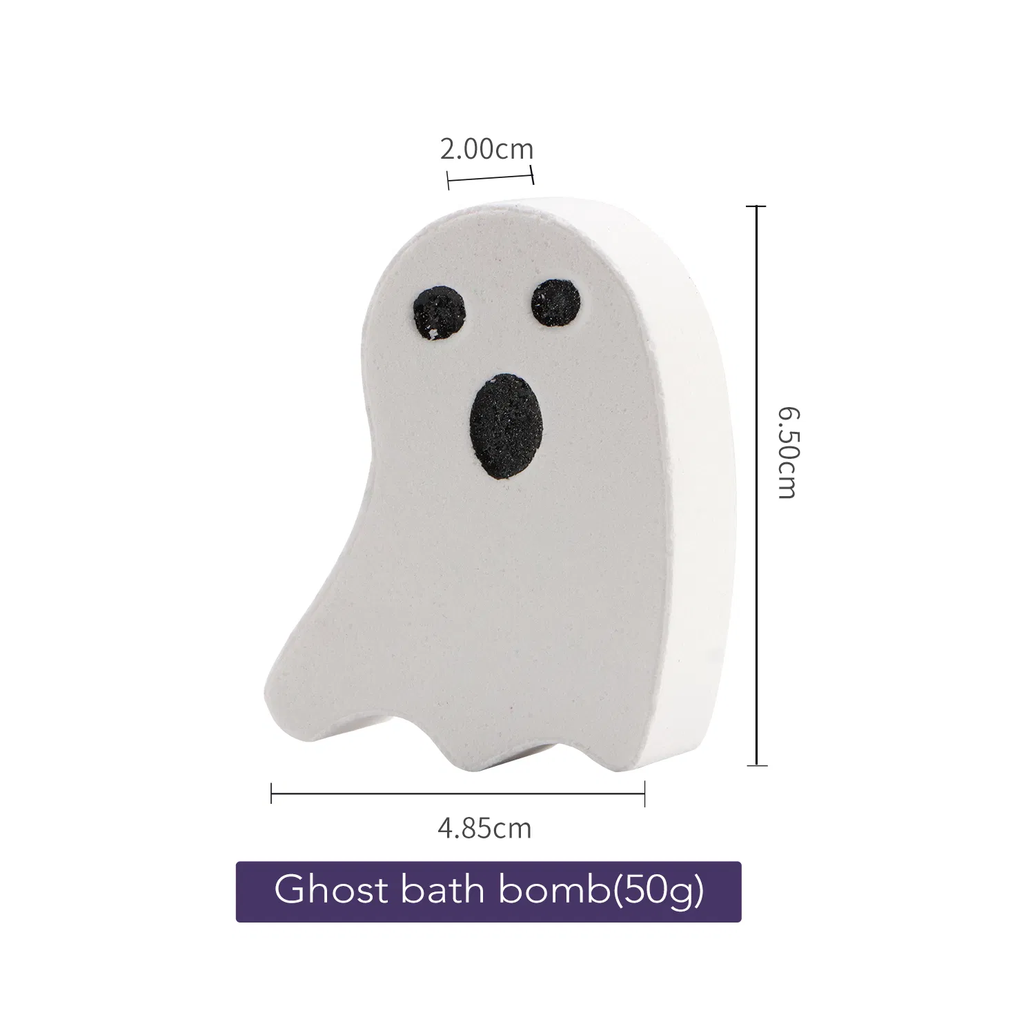 Hot Sale Custom Label Halloween Bubble Bath 10PCS Ghost Shaped Bath Bomb Gift Set