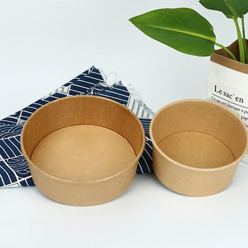 1000ml Staple Food, Salad Must Have! Disposable Kraft Paper Bowl, Quick Delivery, Available Now