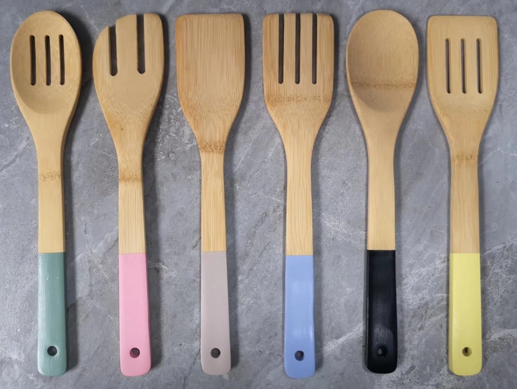 Eco-Friendly Bamboo Cooking Spoon Set for Sustainable Kitchen Use