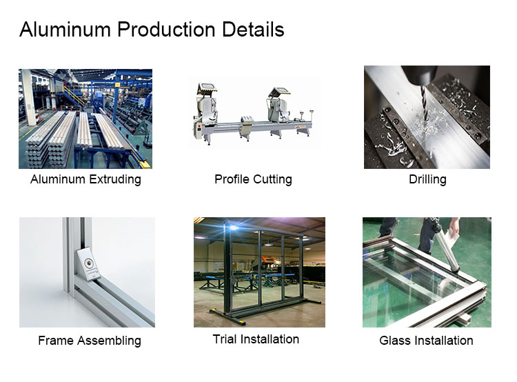 Australia Standard Matte Black Aluminium Profile Doubld Glazed Chinese Factory Price Casement Door