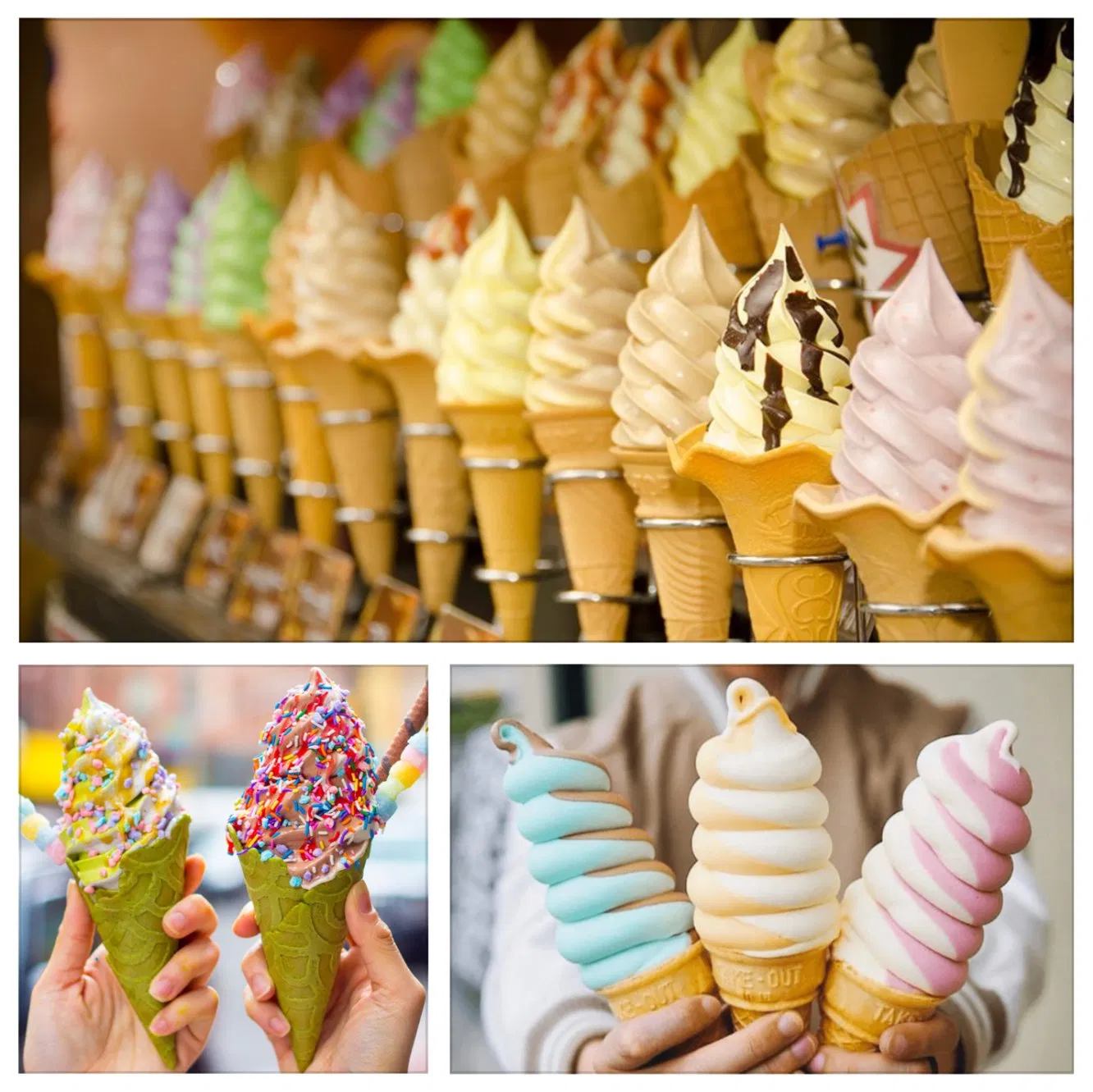 Best Sellers CE ETL Ice Cream Machinery Commercial Air Pump Feed Frozen Yogurt Making Machine 6238A
