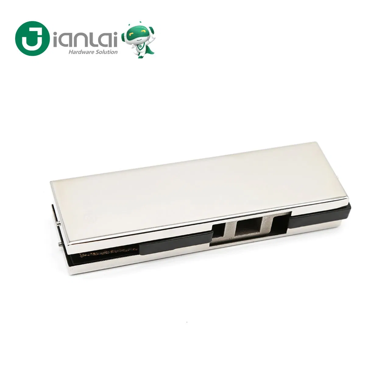 Durable Aluminum Alloy Glass Door Hardware Bottom Patch Fiffing