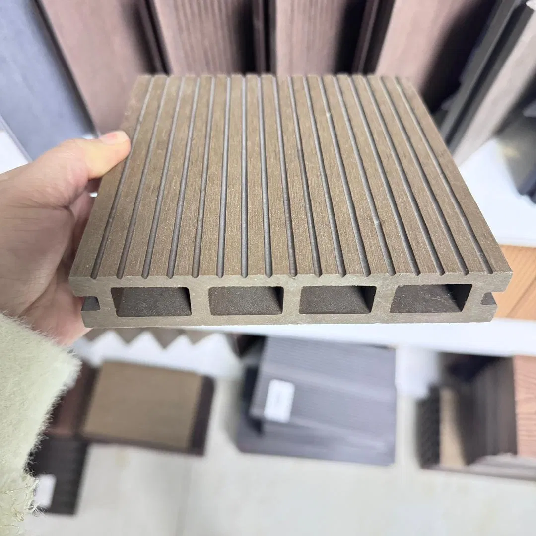 Outdoor Waterproof Traditional Hollow Composite WPC Decking for Garden Yard Decoration