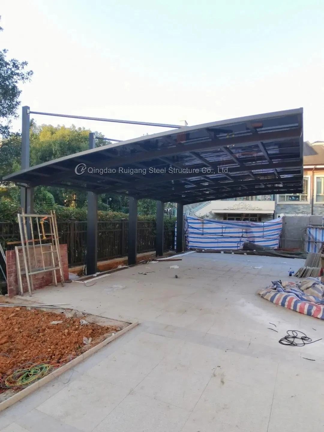 Prefabricated Portal Frame Light Steel Structure Carport