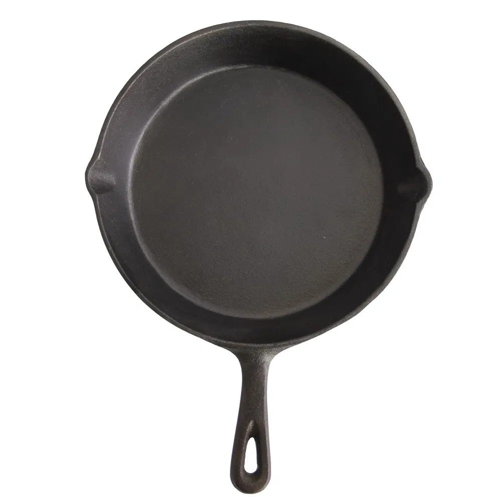 Pre-Seasoned Cast Iron Fry Pan with Long Handle
