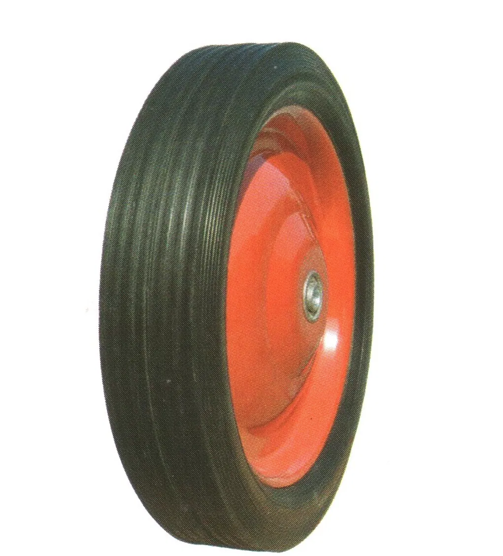 Heavy Duty Solid Rubber Wheel with 10X2