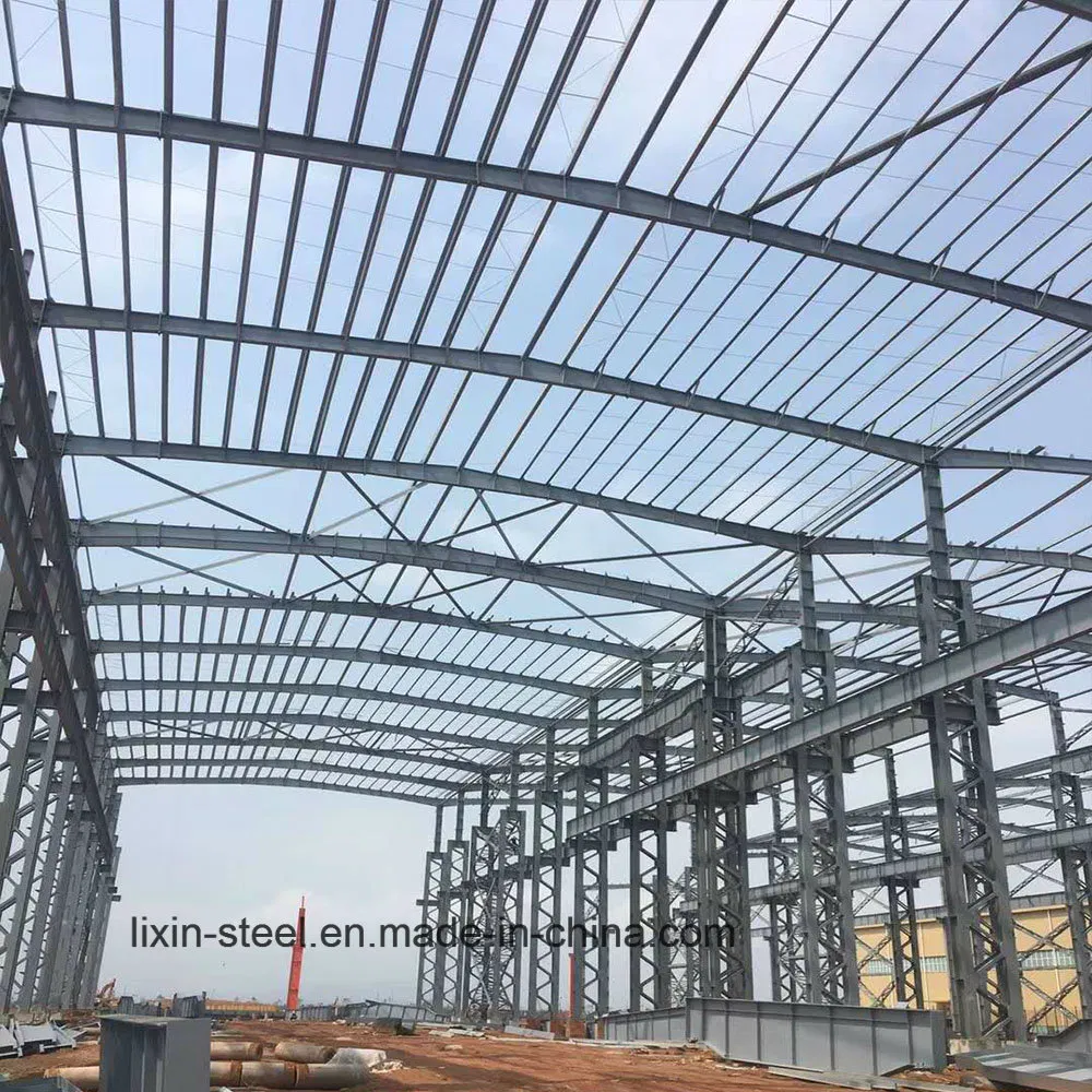 Strong Prefabricated Building Steel Structure Framework Warehouse Storage Shed