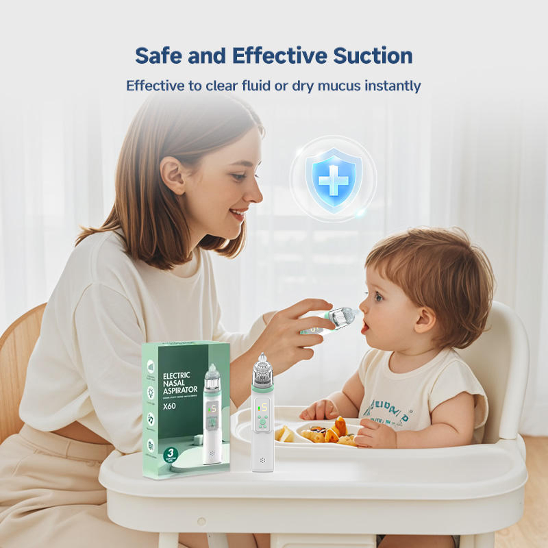 New Electrical Nasal Aspirator Baby Care Nose Cleaning with Safe Adjustable Suction