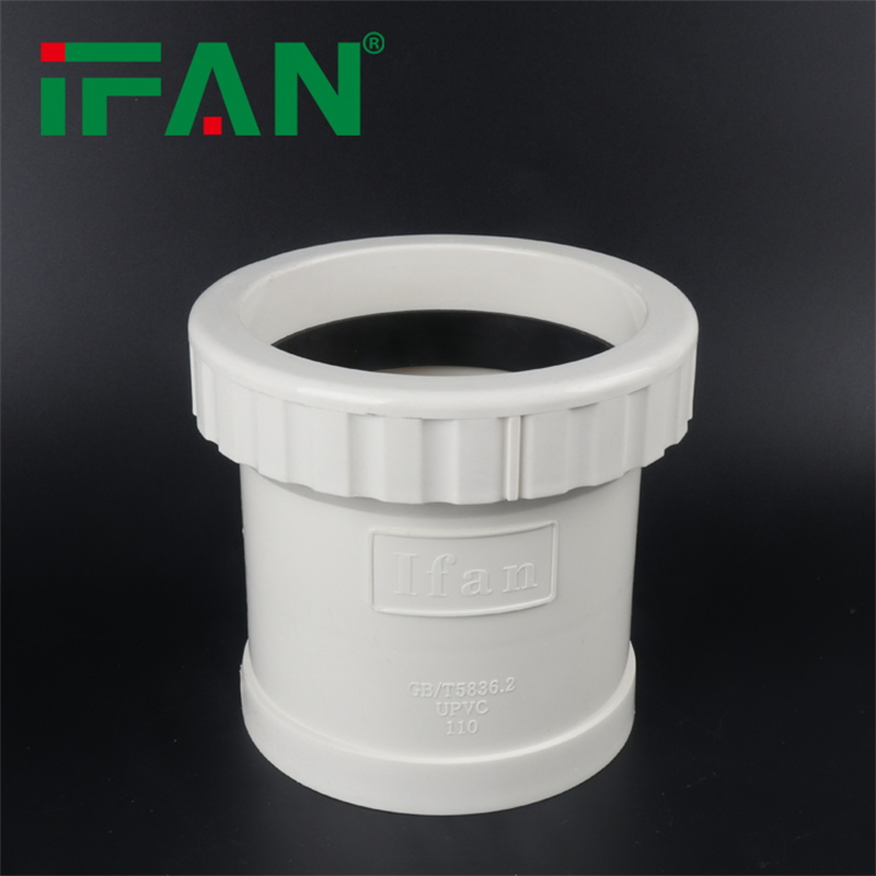 Ifan Water System Plastic Pipe Expansion Joint Fitting PVC Pipe Fitting