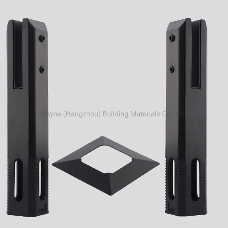 Matt Black Stainless Steel Glass Pool Fence Spigot Frameless Glass Spigot in Construction Accessories Vs209b