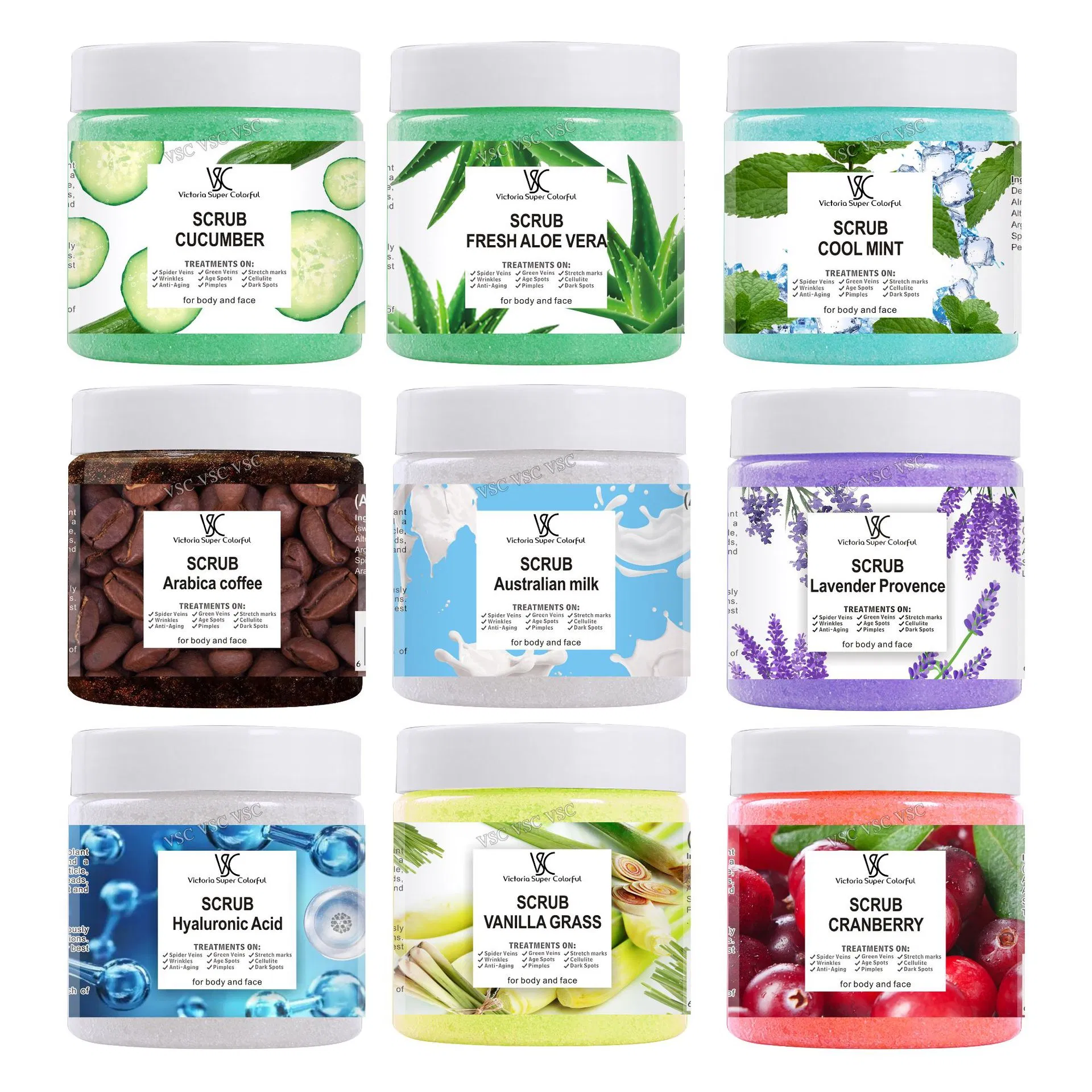 Fruit Body Scrub Long-Lasting Fragrance Deep Cleansing Exfoliation Brightening Whitening and Soft Fruit Skin Body Scrub