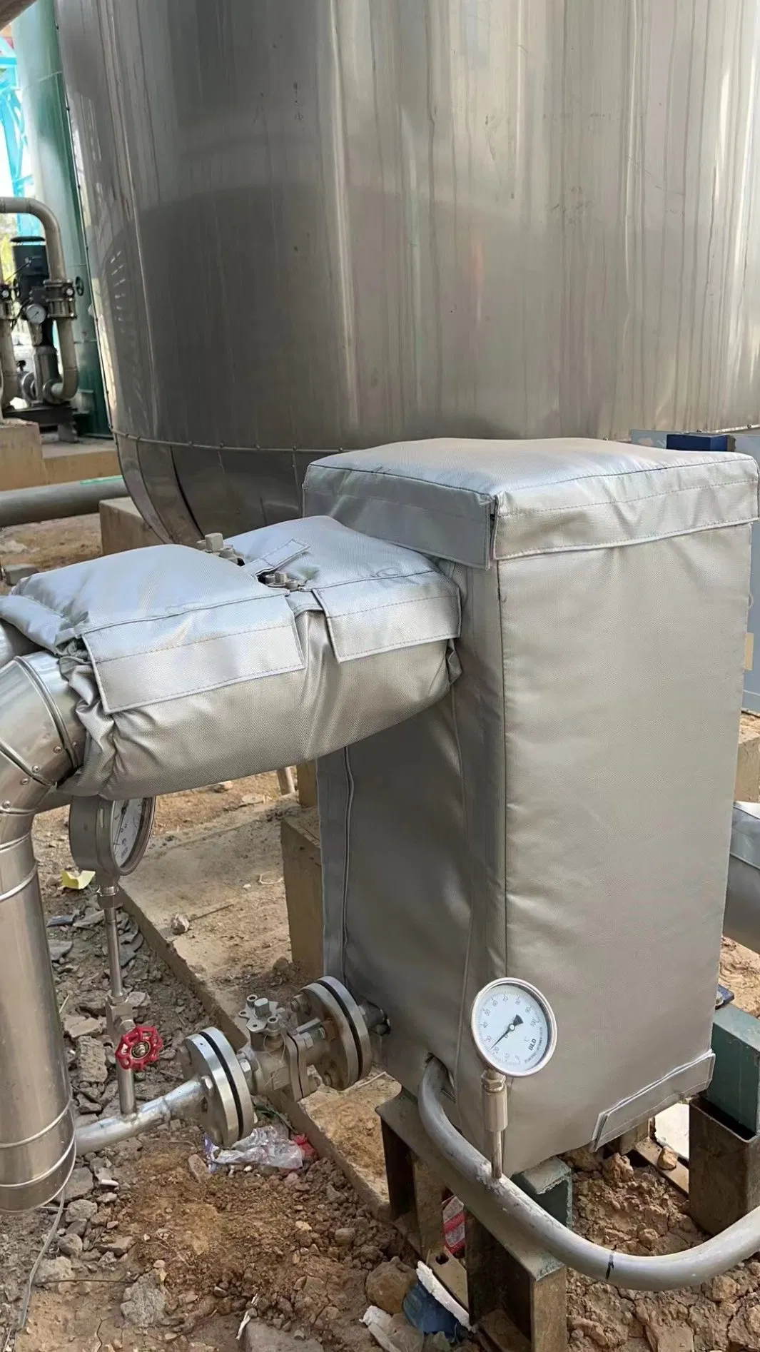 Dechable Grey Aerogel Material Heat Insulation Cover