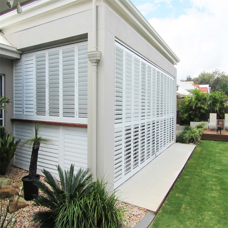 High Security Reinforced Slats Anti-Theft Privacy Protection for Outdoor Aluminum Shutter