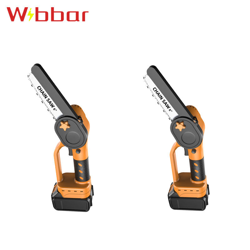 Portable Rechargeable Lithium Woodworking Saw, Small Electric Chain Saw