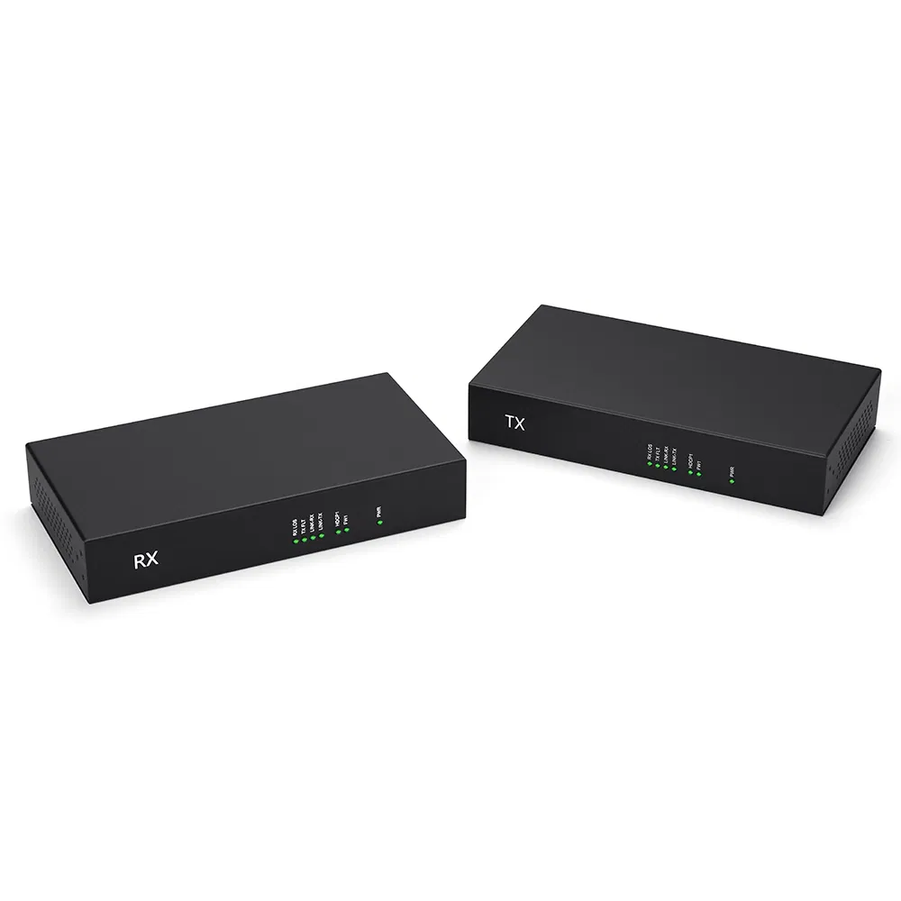 USB и HDMI удлинитель по оптоволокну KVM