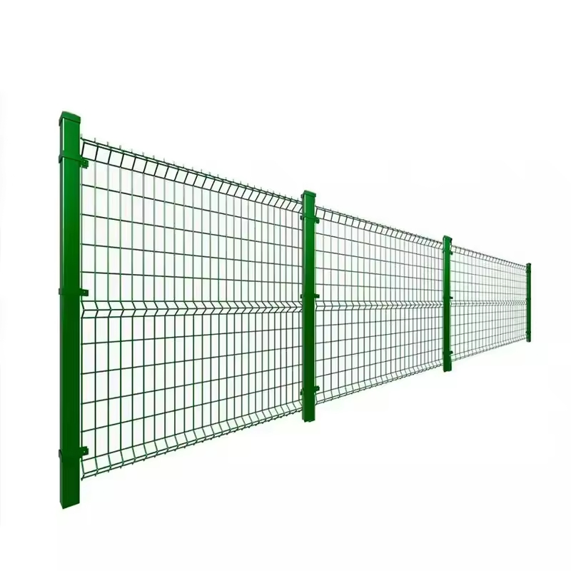 High Quality Galvanized Steel Metal PVC Coated 3D V Bending Curved Garden Farm Welded Wire Mesh Panel Fencing