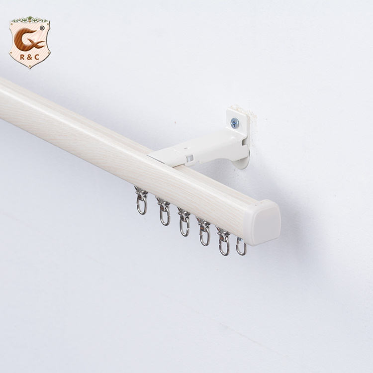 Manufacturer Custom Size Ceiling Mount Window Aluminium Curtain Rail Tracks