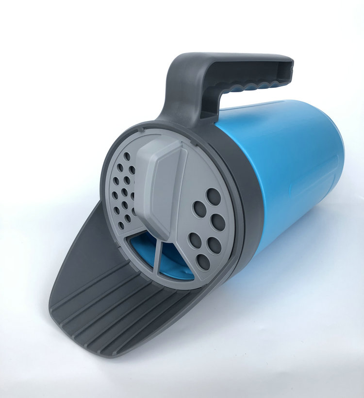 2.5L Ice-Melting Lawn Seed Fertilizer Ergonomic Design Hand-Held Broadcast Spreader