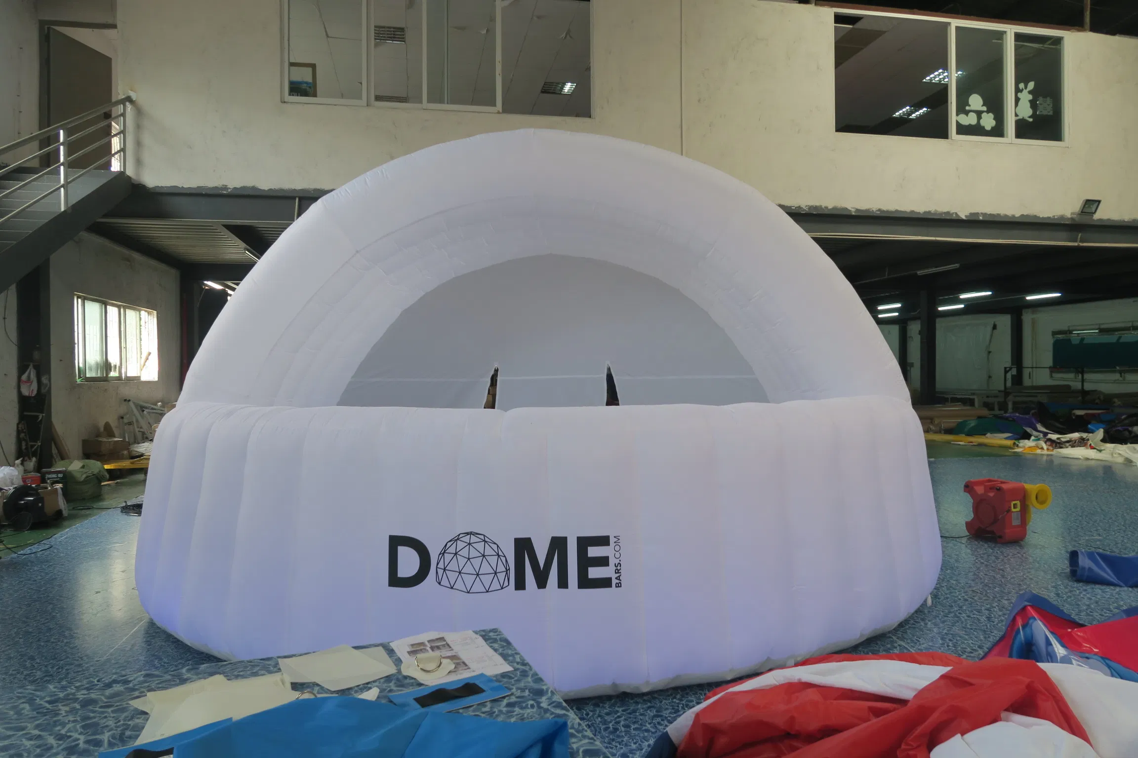 Inflatable Outdoor Event Tent with Quick Automatic Opening Feature