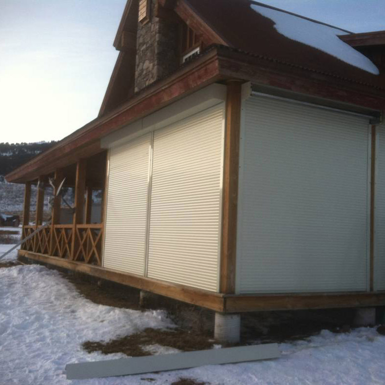 Antirust Motorized Aluminum Security Roller Shutter with Tubular Motor