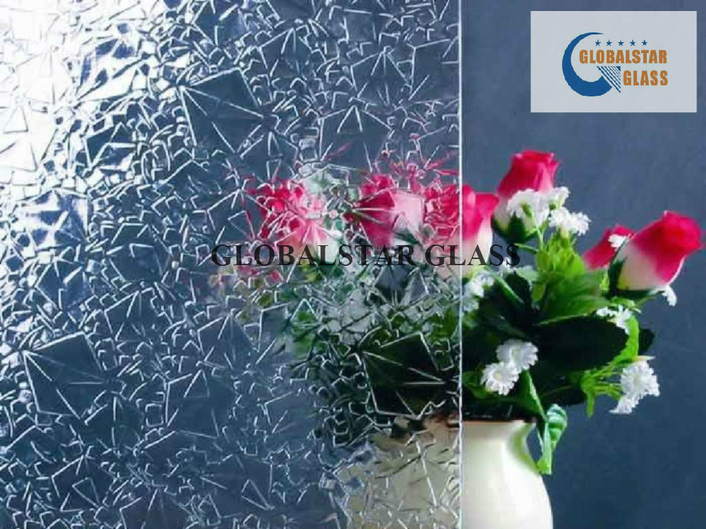 3-6mm Rolled /Textured /Figured /Patterned Glass with Bamboo/Flora/Mistlite/Nashiji/Wanji/Water/Rain B/Moru/Morgon/Chinchilla Pattern