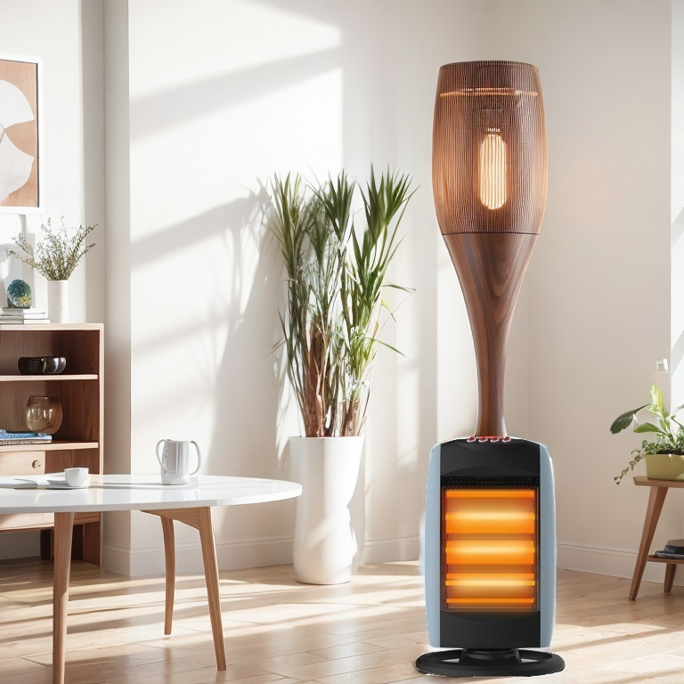 Balanced Heating 800W Halogen Dual Output Space Heater