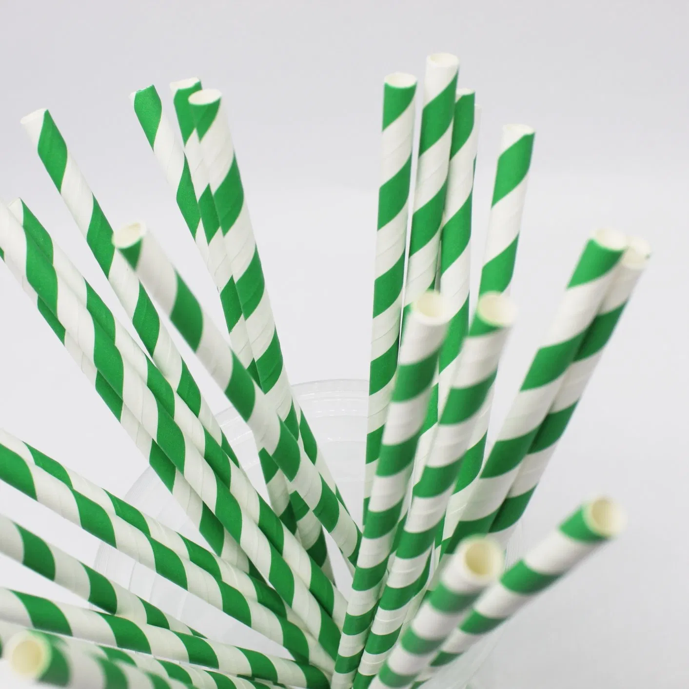Compostable Striped Polka DOT Paper Straws