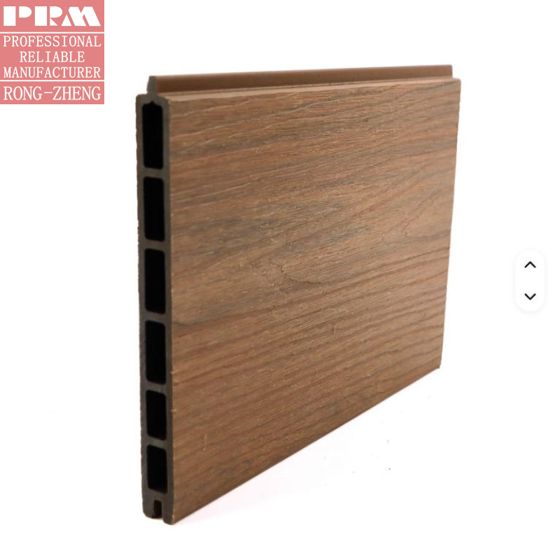 Easy Install WPC with Aluminum Post Wood Plastic Composite Garden WPC Outdoor Fence Panel