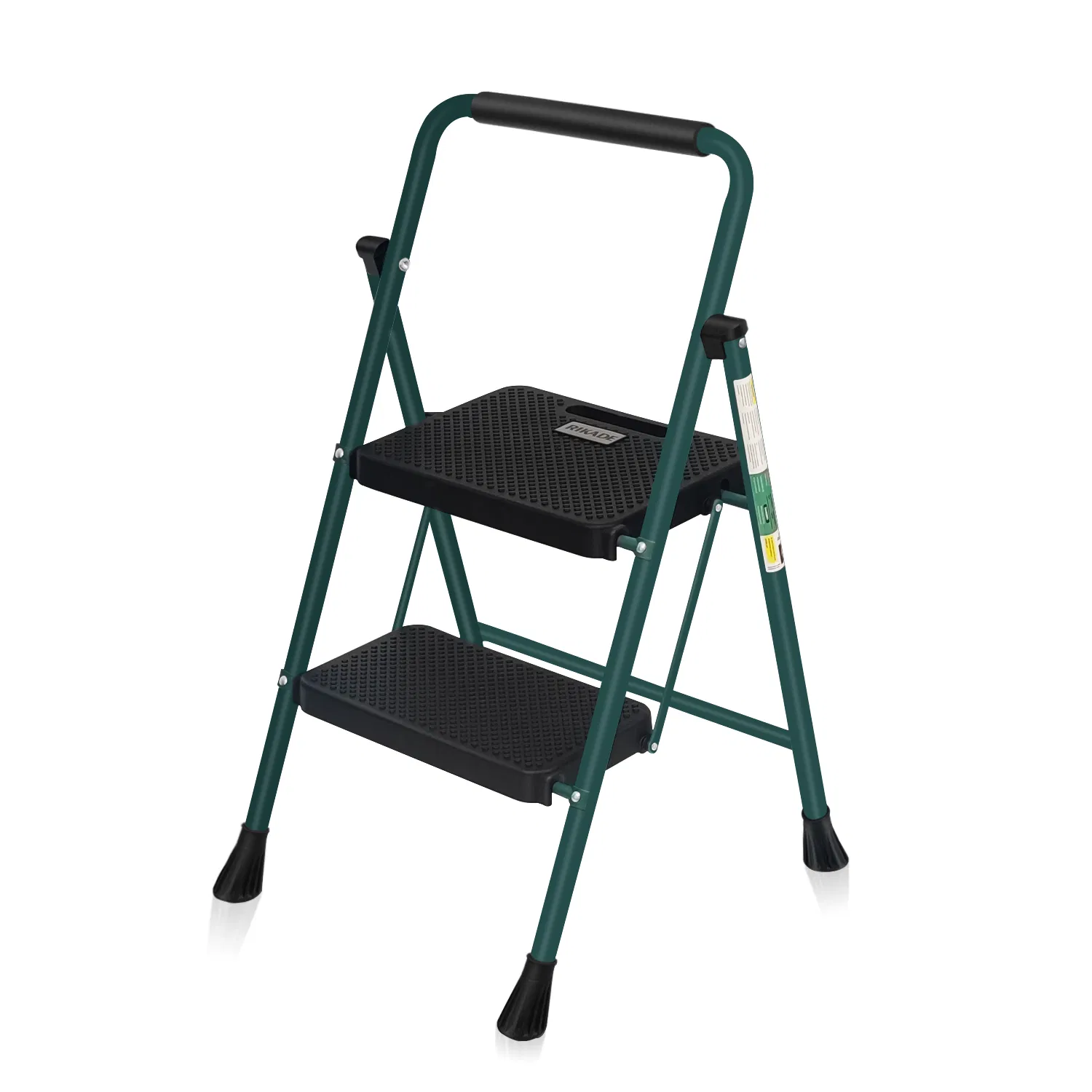 Modern Round Tubes Plastic Pedals Iron Ladder Steel Ladder with Convenient Armrest