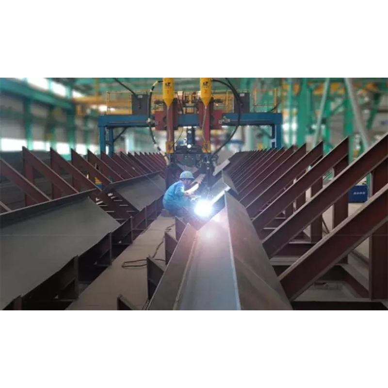 Custom Steel Structure and Welded Steel Beam for Prefabricated Components