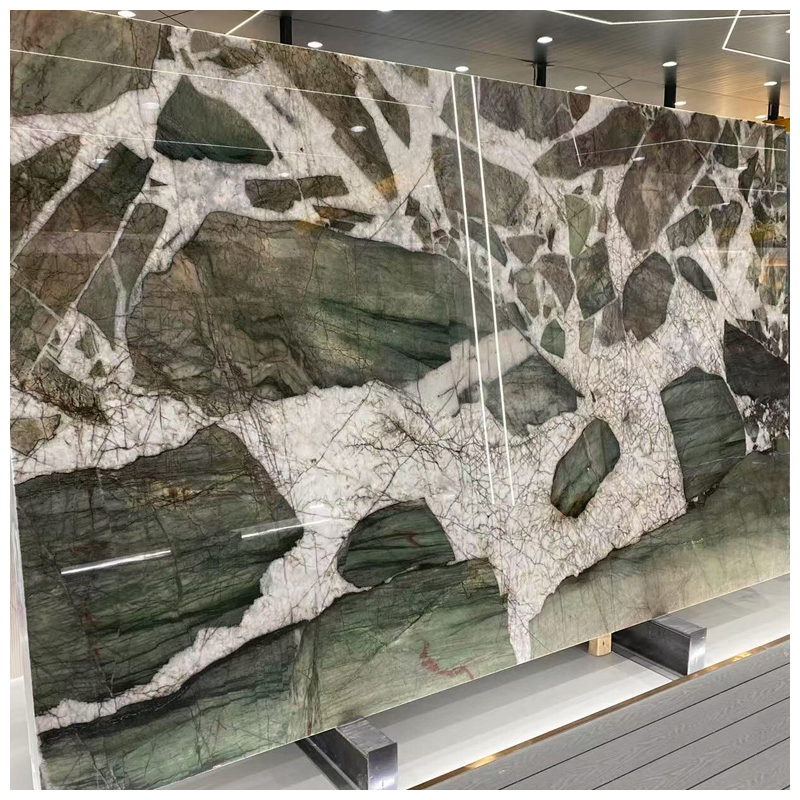 Natura Crystal Quartzite Slabs for Countertops and Tables
