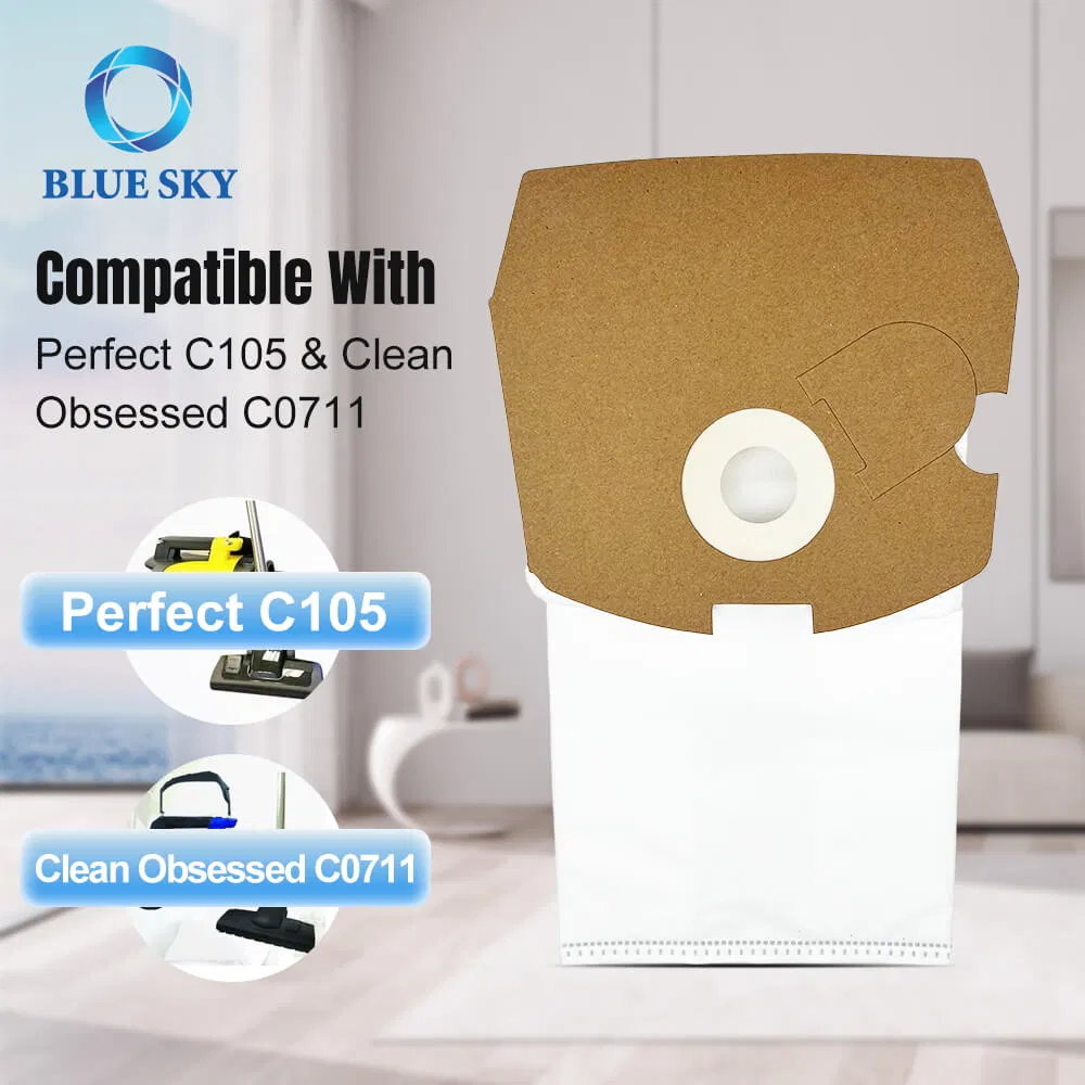Wholesale Vacuum Cleaner Parts, Filter Vacuum Bags Compatible with Clean Obsessed Co711 Perfect C105 Commercial Canister, Factory Price and Stable Supply