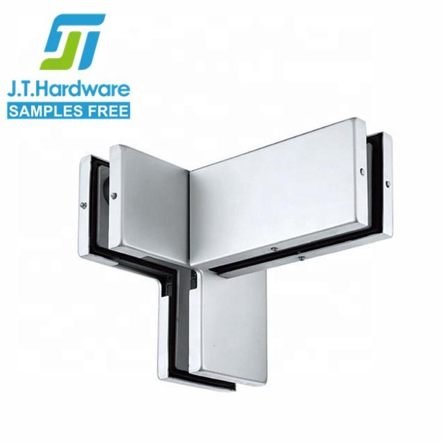 Hot Sale Heavy Duty Stainless Steel Frameless Door Transom Connector Fin Glass Hardware Fittings