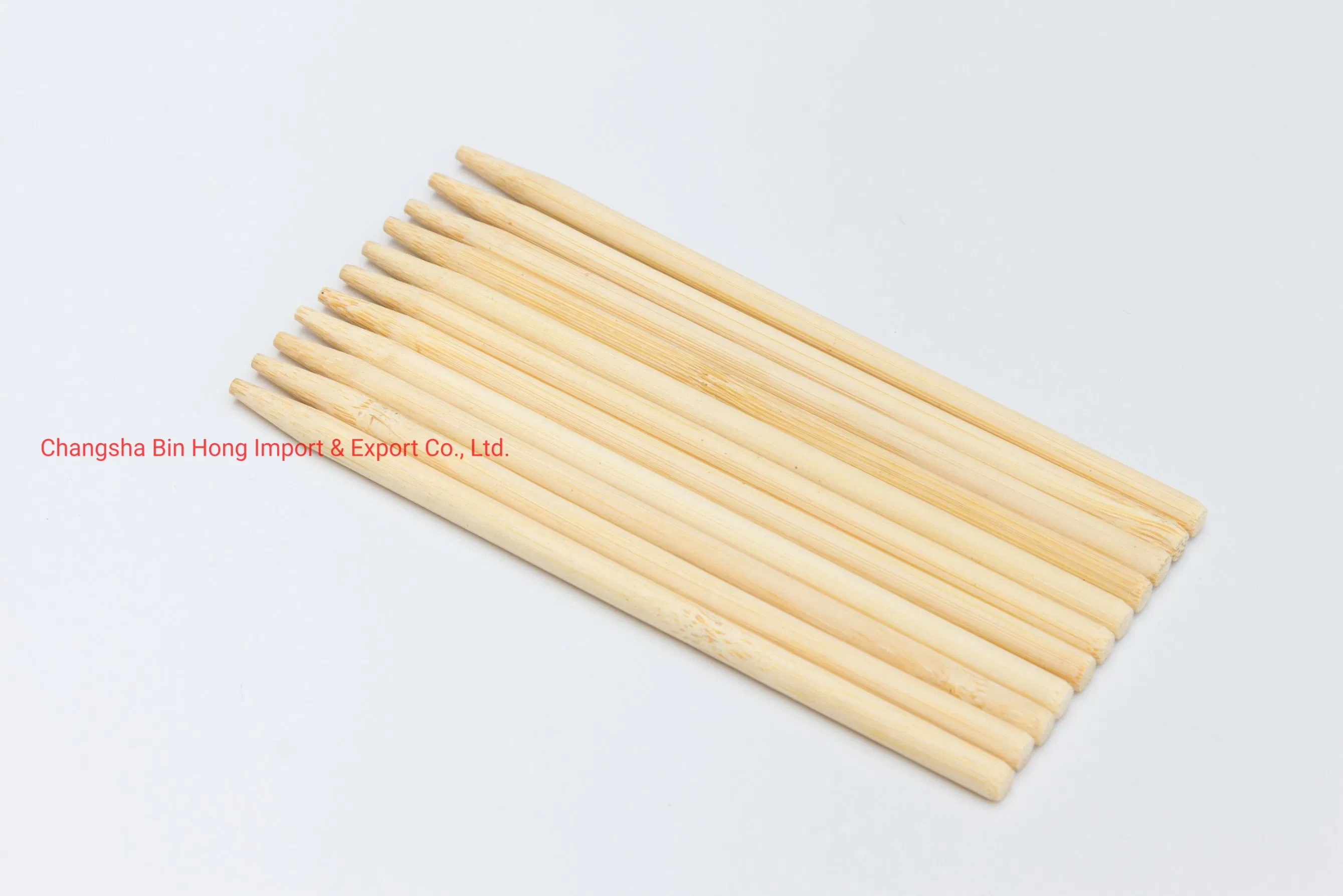 Wholesale Round Natural Color Bamboo Skewer for Barbecue
