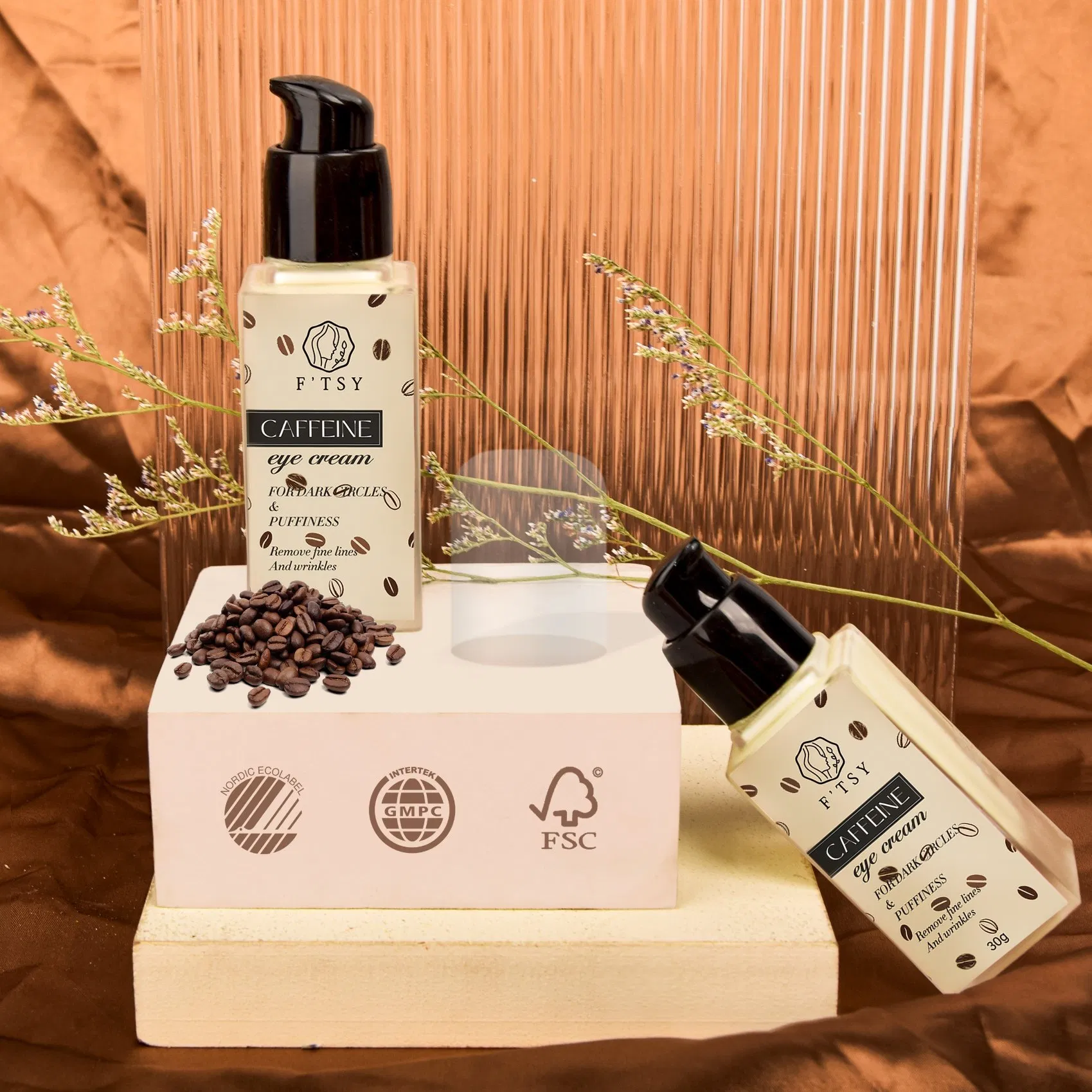 Vegan Caffeine Eye Cream Private Label Eye Sleeping Mask