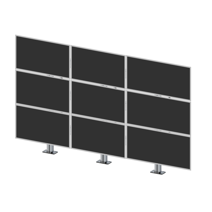 Напольная стойка для мониторов 30-55 дюймов (FW3*3)