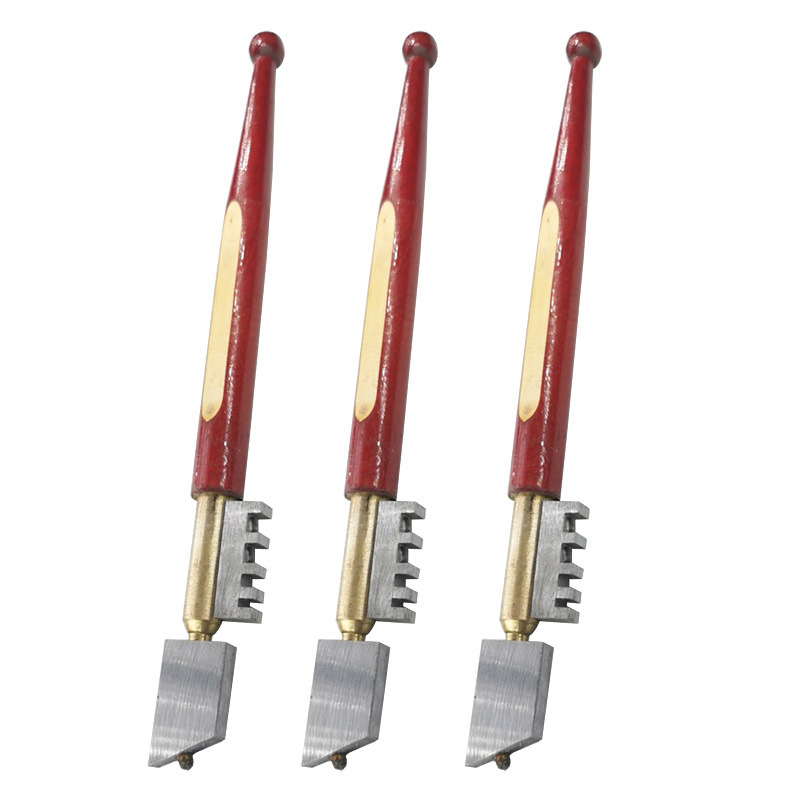 Wooden Handle Diamond Glass Cutter (SED-GC-WH)