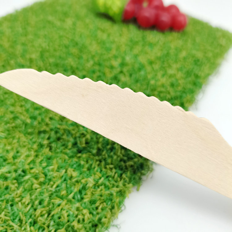 Eco Friendly Disposable Birch Wooden 100% Compostable Kitchen Forks Spoons Knives Cutlery