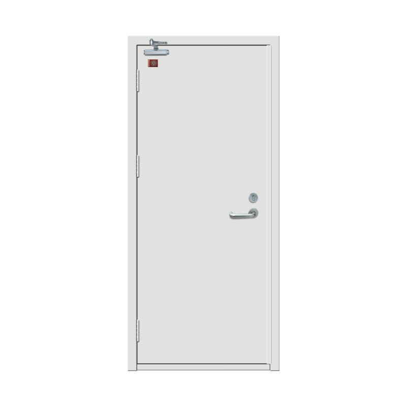 Premium Fire Resistant Metal Exit Door for Hospitals and Hotels