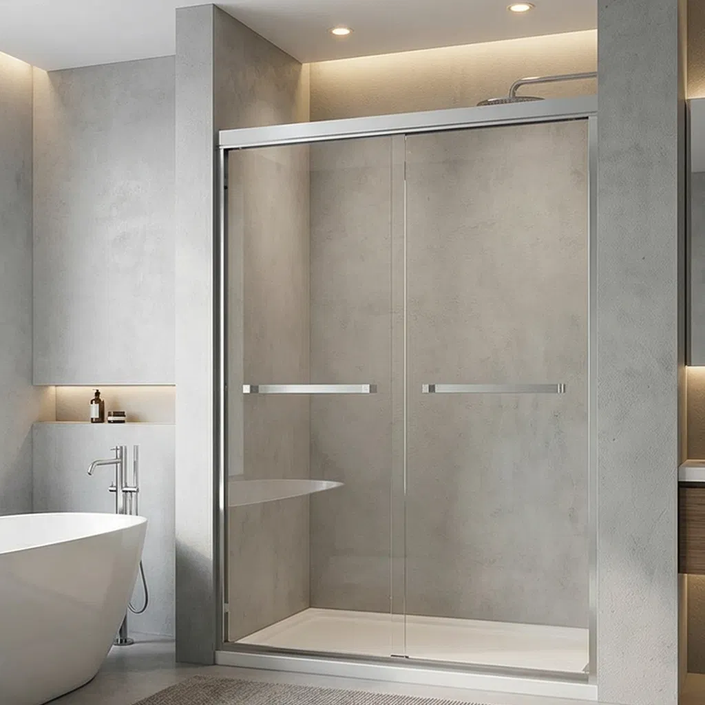 Soft Closing Kit with Easy Installation for Versatile Rail Adjustments Shower Enclosure